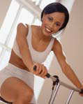 exercising woman with cervical dysplasia disease